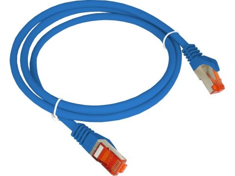 Patch-cord F/UTP kat.6 PVC 1.0m niebieski ALANTEC Patch-cord F/UTP kat.6 PVC 1.0m niebieski ALANTEC