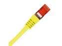 Patch-cord F/UTP kat.6 PVC 1.0m żółty ALANTEC