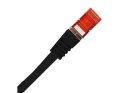 Patch-cord F/UTP kat.6 PVC 3.0m czarny ALANTEC