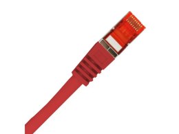 Patch-cord F/UTP kat.6 PVC 5.0m czerwony ALANTEC