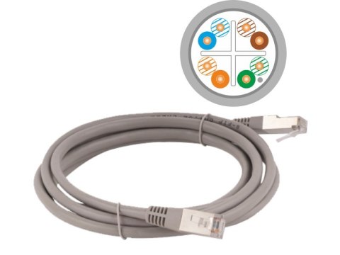 Patch-cord F/UTP kat.6 PVC 7.0m ALANTEC Patch-cord F/UTP kat.6 PVC 7.0m ALANTEC