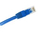 Patch-cord U/UTP kat.6A LSOH 0.5m niebieski ALANTEC