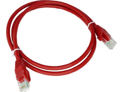 Patch-cord U/UTP kat.6A LSOH 3.0m czerwony ALANTEC Patch-cord U/UTP kat.6A LSOH 3.0m czerwony ALANTEC