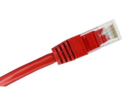 Patch-cord U/UTP kat.6A LSOH 5.0m czerwony ALANTEC