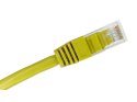Patch-cord U/UTP kat.6A LSOH 5.0m żółty ALANTEC