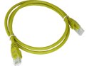 Patch-cord U/UTP kat.6A LSOH 5.0m żółty ALANTEC