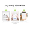 Zdalnie sterowane gniazdko WiFi GreenBlue, Android/iOS/Alexa/Google Home, zuż. energii, timer, max 3680W, typ E, GB720 E