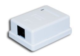 Gniazdo natynkowe STP kat.5e 1xRJ45 ALANTEC
