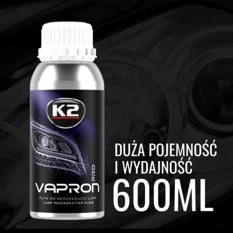 K2 PŁYN DO REGENERACJI REFLEKTORÓW VAPRON REFILL 600ml