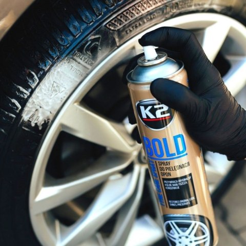 K2 SPRAY DO CZYSZCZENIA OPON BOLD 600ML K2 SPRAY DO CZYSZCZENIA OPON BOLD 600ML