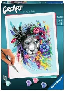 Malowanka CreArt: Lew boho 201303 RAVENSBURGER malowanie po numerach