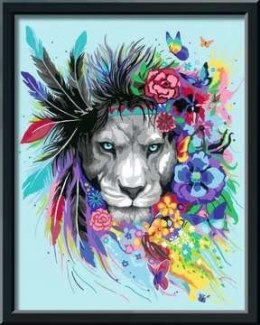 Malowanka CreArt: Lew boho 201303 RAVENSBURGER malowanie po numerach