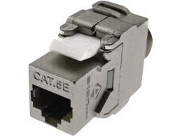 Moduł keystone RJ45 beznarzędziowy STP kat.5E PoE+ ALANTEC - badanie jakości INTERTEK (USA)