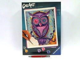 PROMO Malowanka CreArt: Sowa 289905 RAVENSBURGER malowanie po numerach