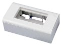 Puszka + support (metalowy) + ramka 90x45 (komplet 2M) ALANTEC