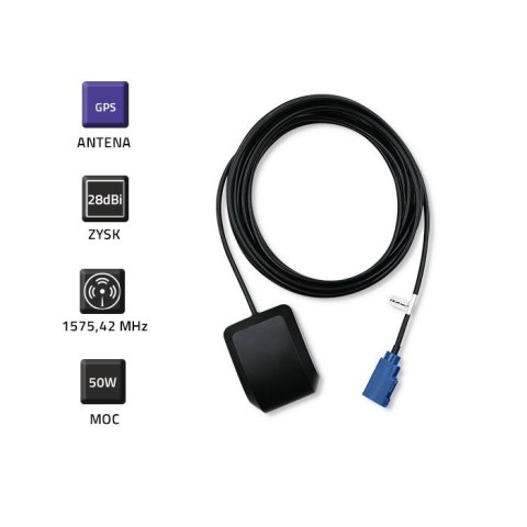 Qoltec Antena GPS | 28dBi | Zewnętrzna Qoltec Antena GPS | 28dBi | Zewnętrzna