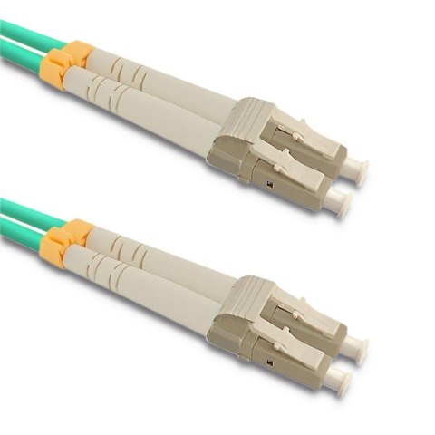 Qoltec Patchcord światłowodowy LC/UPC - LC/UPC | Multimode | 50/125 | OM3 | Duplex | 3m Qoltec Patchcord światłowodowy LC/UPC - LC/UPC | Multimode | 50/125 | OM3 | Duplex | 3m