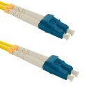 Qoltec Patchcord światłowodowy LC/UPC - LC/UPC | Singlemode | 9/125 | G652D | Duplex | 2m