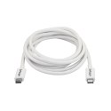 THUNDERBOLT 3 CABLE 2M/USB-C M/M WHITE
