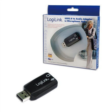 Adapter audio LogiLink USB 2.0, 5.1 Adapter audio LogiLink USB 2.0, 5.1