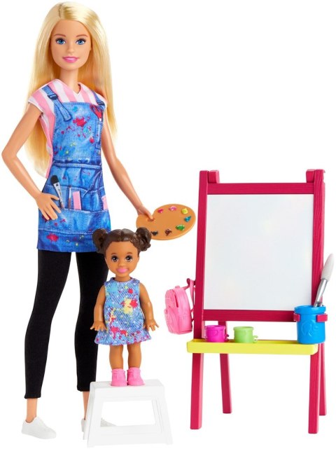 Barbie Lalka I can be Kariera GJM29 DHB63 Szkoła malowania MATTEL Barbie Lalka I can be Kariera GJM29 DHB63 Szkoła malowania MATTEL