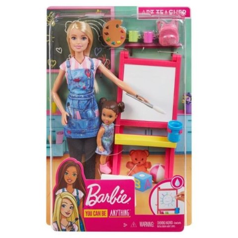 Barbie Lalka I can be Kariera GJM29 DHB63 Szkoła malowania MATTEL Barbie Lalka I can be Kariera GJM29 DHB63 Szkoła malowania MATTEL