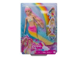 Barbie Lalka Syrenka Tęczowa Przemiana GTF89 MATTEL