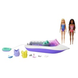 *****Barbie łód?+2 lalki zestaw HHG60