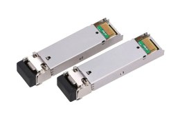 Extralink SFP 1.25G | Moduł SFP WDM | 1,25Gbps, 1310/1550nm, single mode, 20km, LC, DOM, para