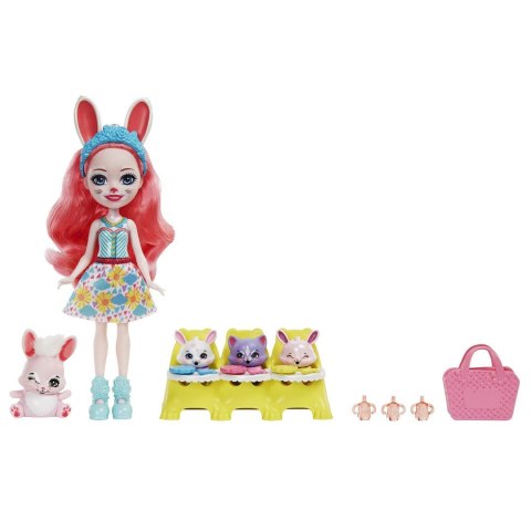 Enchantimals Baby Best Friends Zestaw z niespodziankami Bree Bunny i Twist HLK85 HLK83 MATTEL Enchantimals Baby Best Friends Zestaw z niespodziankami Bree Bunny i Twist HLK85 HLK83 MATTEL