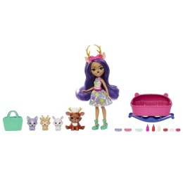 Enchantimals Baby Best Friends Zestaw z niespodziankami Danessa Deer i Sprint HLK84 HLK83 MATTEL