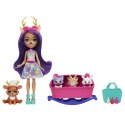 Enchantimals Baby Best Friends Zestaw z niespodziankami Danessa Deer i Sprint HLK84 HLK83 MATTEL