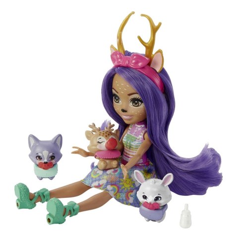 Enchantimals Baby Best Friends Zestaw z niespodziankami Danessa Deer i Sprint HLK84 HLK83 MATTEL Enchantimals Baby Best Friends Zestaw z niespodziankami Danessa Deer i Sprint HLK84 HLK83 MATTEL