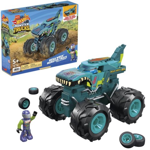 Hot Wheels MEGA Monster Trucks Wrex klocki HDJ95 MATTEL Hot Wheels MEGA Monster Trucks Wrex klocki HDJ95 MATTEL