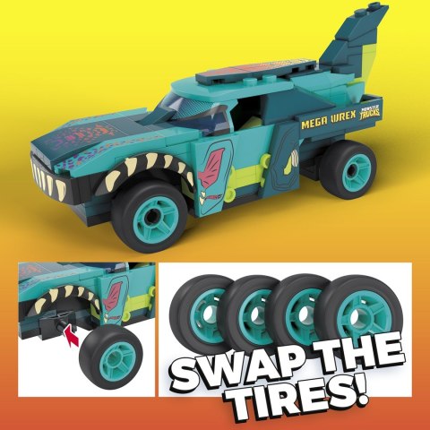 Hot Wheels MEGA Monster Trucks Wrex klocki HDJ95 MATTEL Hot Wheels MEGA Monster Trucks Wrex klocki HDJ95 MATTEL