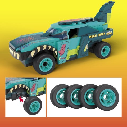 Hot Wheels MEGA Monster Trucks Wrex klocki HDJ95 MATTEL Hot Wheels MEGA Monster Trucks Wrex klocki HDJ95 MATTEL