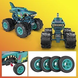 Hot Wheels MEGA Monster Trucks Wrex klocki HDJ95 MATTEL Hot Wheels MEGA Monster Trucks Wrex klocki HDJ95 MATTEL