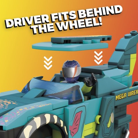 Hot Wheels MEGA Monster Trucks Wrex klocki HDJ95 MATTEL Hot Wheels MEGA Monster Trucks Wrex klocki HDJ95 MATTEL