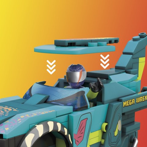 Hot Wheels MEGA Monster Trucks Wrex klocki HDJ95 MATTEL Hot Wheels MEGA Monster Trucks Wrex klocki HDJ95 MATTEL