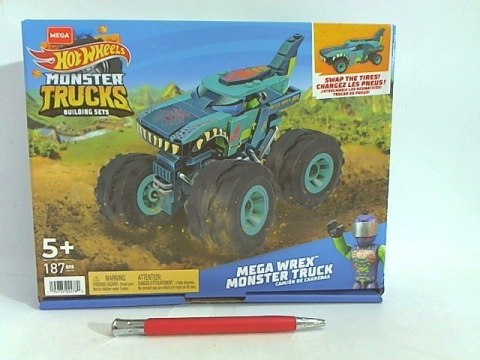 Hot Wheels MEGA Monster Trucks Wrex klocki HDJ95 MATTEL Hot Wheels MEGA Monster Trucks Wrex klocki HDJ95 MATTEL
