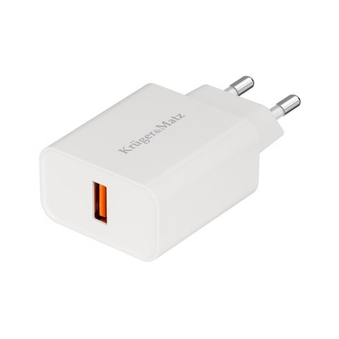 Ładowarka sieciowa Kruger&Matz z funkcją Quick Charge Ładowarka sieciowa Kruger&Matz z funkcją Quick Charge