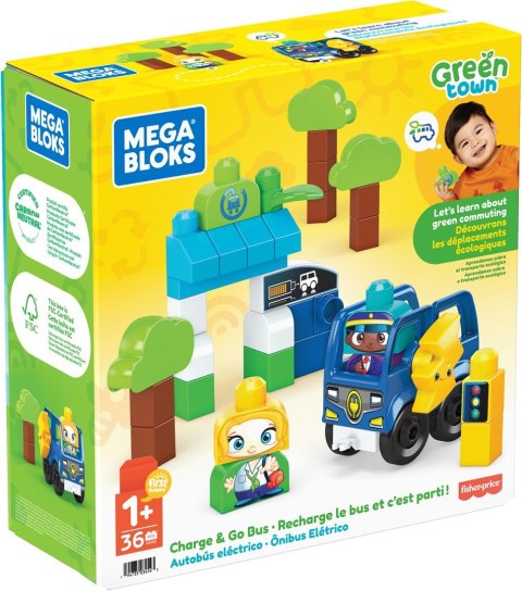 MEGA BLOKS Ekoautobus Zestaw klocków EKO HDX90 MATTEL MEGA BLOKS Ekoautobus Zestaw klocków EKO HDX90 MATTEL