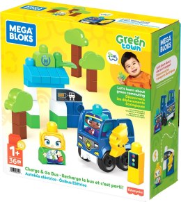 MEGA BLOKS Ekoautobus Zestaw klocków EKO HDX90 MATTEL