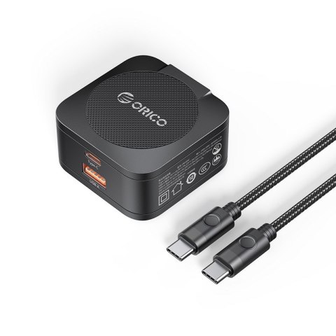 ORICO ŁADOWARKA SIECIOWA GAN 65W USB-A + USB-C ORICO ŁADOWARKA SIECIOWA GAN 65W USB-A + USB-C