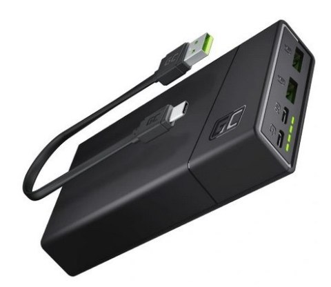 POWERBANK Green Cell PowerPlay20 20000mAh SZYBKIE ŁADOWANIE 2x USB Ultra Charge 2x USB-C POWERBANK Green Cell PowerPlay20 20000mAh SZYBKIE ŁADOWANIE 2x USB Ultra Charge 2x USB-C