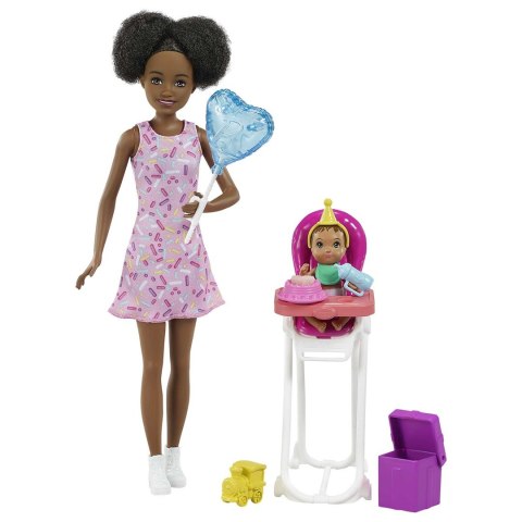 PROMO Barbie Lalka Skipper Miniurodziny krzesełko GRP41 MATTEL PROMO Barbie Lalka Skipper Miniurodziny krzesełko GRP41 MATTEL
