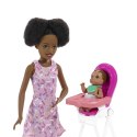 PROMO Barbie Lalka Skipper Miniurodziny krzesełko GRP41 MATTEL
