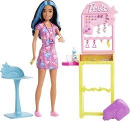PROMO Barbie Skipper Pierwsza praca Przekłuwanie uszu HKD78 MATTEL