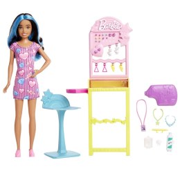 PROMO Barbie Skipper Pierwsza praca Przekłuwanie uszu HKD78 MATTEL
