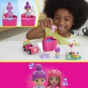 PROMO MEGA BLOKS Barbie Color Reveal Kabriolecik Wesoła wycieczka Zestaw klocków 66el HKF90 MATTEL